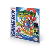 Nintendo- gameboy- tableau en bois- super mario land 2-  30x30cm
