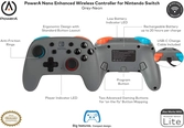 PowerA - Manette Sans Fil Grey-Neon - Switch