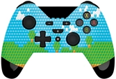 Gioteck - manette sans fil premium wx4 edition "aventure" pour nintendo switch, ps3 et pc