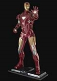 Avengers - statue taille réelle iron man (eclairage led et base inclus)