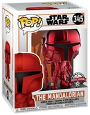 Funko pop! star wars: the mandalorian (red chrome) - us exclusive