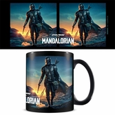 Star wars: the mandalorian - nightfall blackcoffee mug