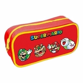 Super mario - character circles pencil case