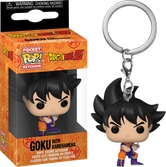Funko pocket pop! keychain: dragon ball z - goku (with kamehameha)
