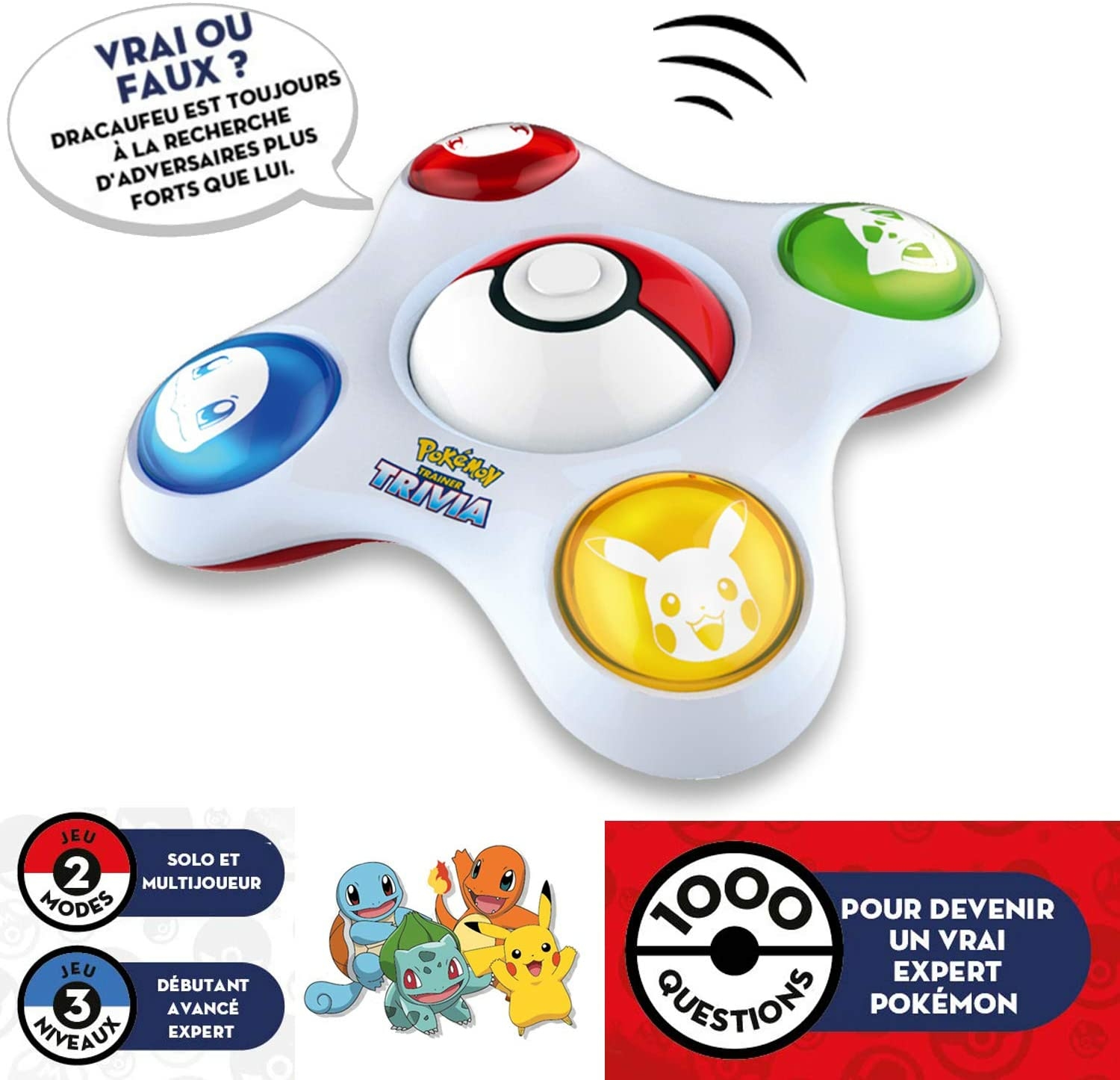 Pokemon - quiz jeu électronique interactif fr