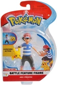 Pokemon - sacha & piakchu - figurine à fonction 12cm