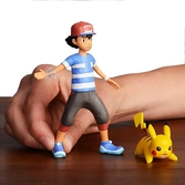 Pokemon - sacha & piakchu - figurine à fonction 12cm