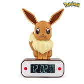 Pokemon - horloge alarme fm led evolie
