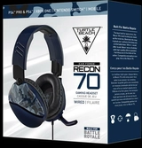 Turtle beach casque de jeu filaire ear force recon 70 bleu camo pour ps5, ps4, xbox series, xbox one, switch, pc et mobile