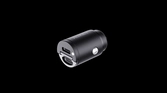 Aukey - chargeur de voiture usb-c 30w à 2 ports cc-a4 nano series