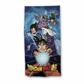 Dragon ball z - serviette de plage 100% coton 70x140cm