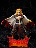 Demon slayer: kimetsu no yaiba the movie: mugen train figurine 1/12 kyojuro rengoku 15 cm