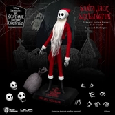 L'Étrange noël de monsieur jack figurine dynamic action heroes 1/9 santa jack skellington 21 cm