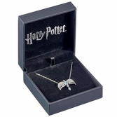 Harry potter x swarovski pendentif et collier diadème (argent sterling)