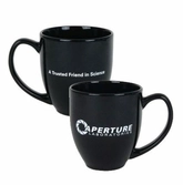 Portal 2 mug porcelaine aperture laboratories