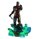 Avengers: endgame figurine mms pvc 1/6 mysterio's iron man illusion 32 cm
