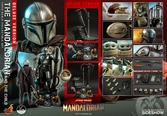 Star wars the mandalorian pack 2 figurines 1/4 the mandalorian & the child deluxe 46 cm