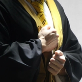Harry potter robe de sorcier hufflepuff (s)
