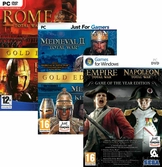 Total War Empire + Napoléon GOTY et Rome + Medieval Gold Edition - PC