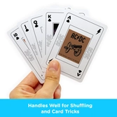 Ac/dc jeu de cartes à jouer in rock we trust