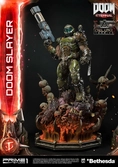 Doom eternal statuette doom slayer deluxe version 110 cm