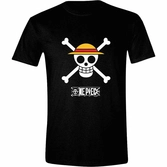 One piece t-shirt luffy logo (xl)