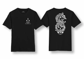 Assassin's creed valhalla t-shirt woodcut dragon (l)