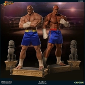 Street fighter pack 2 statuettes 1/3 sagat pcs exclusive evolution set 93 cm