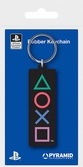 Sony playstation porte-clés caoutchouc shapes 6 cm (carton de 10)