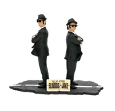 Blues brothers pack 2 statuettes pvc movie icons jake & elwood 18 cm