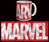 Marvel comics mug big logo