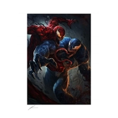 Marvel impression art print venom vs carnage 46 x 61 cm - non encadrée