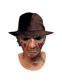 Les griffes de la nuit masque latex deluxe avec chapeau freddy krueger