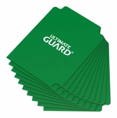 Ultimate guard 10 intercalaires pour cartes card dividers taille standard vert