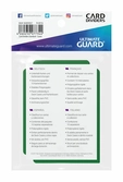 Ultimate guard 10 intercalaires pour cartes card dividers taille standard vert
