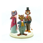 Le tour du monde en 80 jours statuette phileas fogg, passe partout, pricesse romy & tico 20 cm