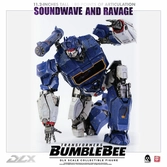 Transformers bumblebee pack 2 figurines 1/6 dlx soundwave & ravage 28 cm