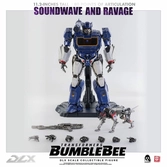 Transformers bumblebee pack 2 figurines 1/6 dlx soundwave & ravage 28 cm