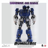 Transformers bumblebee pack 2 figurines 1/6 dlx soundwave & ravage 28 cm