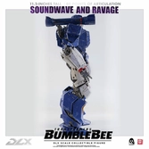 Transformers bumblebee pack 2 figurines 1/6 dlx soundwave & ravage 28 cm