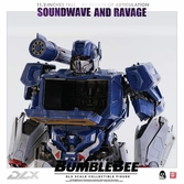 Transformers bumblebee pack 2 figurines 1/6 dlx soundwave & ravage 28 cm