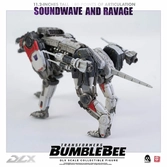 Transformers bumblebee pack 2 figurines 1/6 dlx soundwave & ravage 28 cm