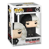 Cruella figurine pop! disney vinyl cruella (making art) 9 cm