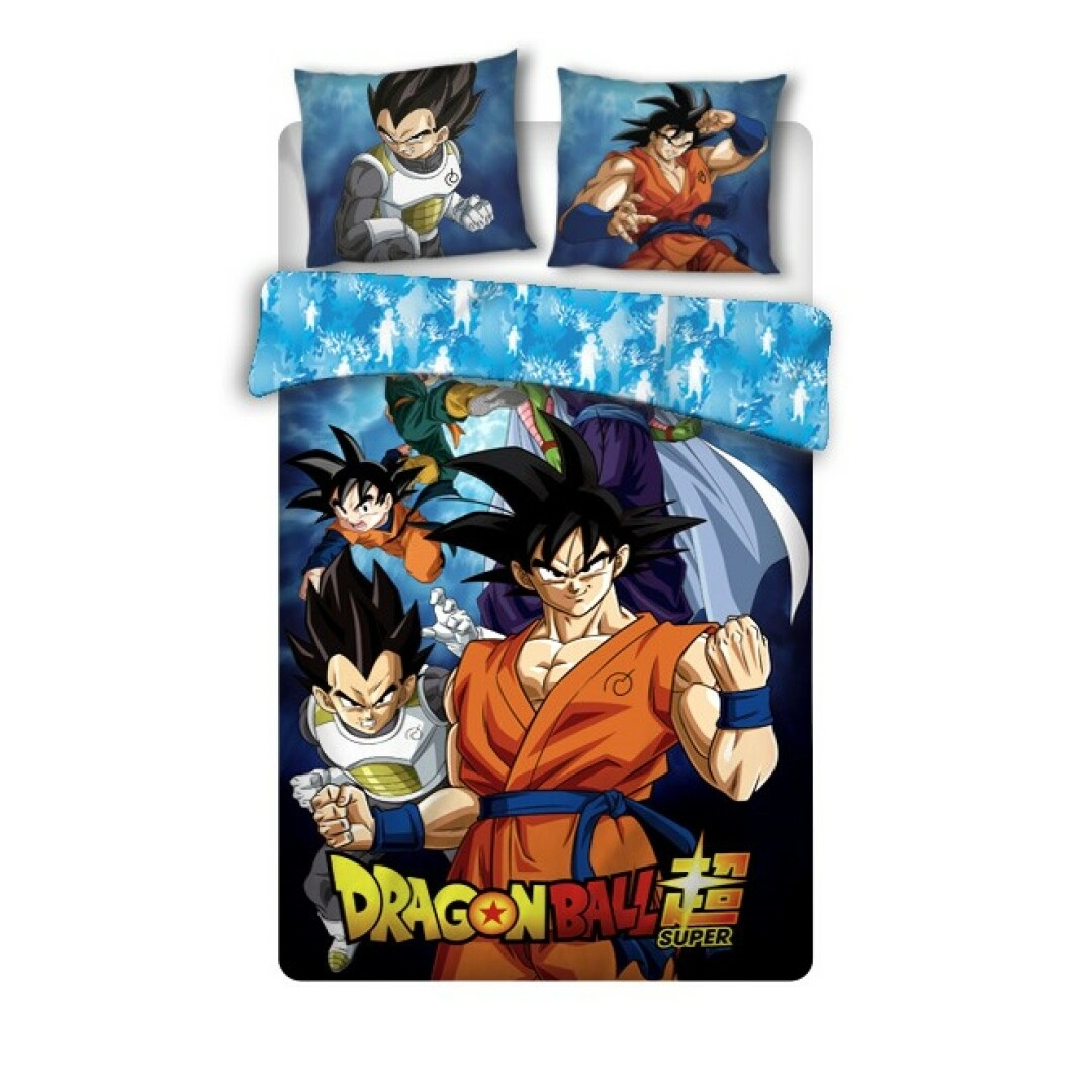 Parure De Lit Dragon Ball Wukong 3 Pièces - Microfibre Super Douce, Housse De Couette 135x200 Cm