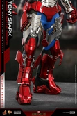 Iron man 2 figurine movie masterpiece 1/6 tony stark (mark v suit up version) deluxe 31 cm