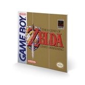 Nintendo- gameboy- tableau en bois- zelda- 30x30cm