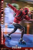 Spider-man: miles morales figurine videogame masterpiece 1/6 miles morales bodega cat suit 29 cm