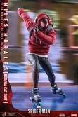 Spider-man: miles morales figurine videogame masterpiece 1/6 miles morales bodega cat suit 29 cm