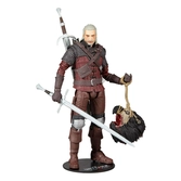 The witcher 3: wild hunt figurine geralt of rivia (wolf armor) 18 cm