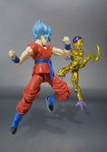 Figurine Dragon Ball Z Son Goku SS Blue S.H.Figuarts - 16 cm